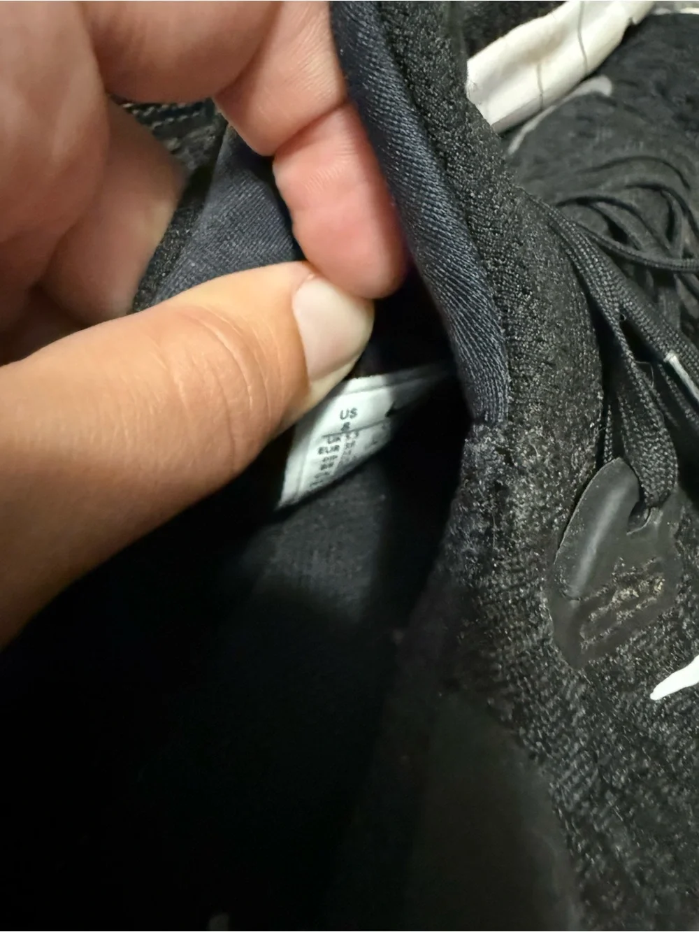 Nike Black and White Athletic Shoes
